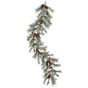 60" Glitter Garland With Pinecone
