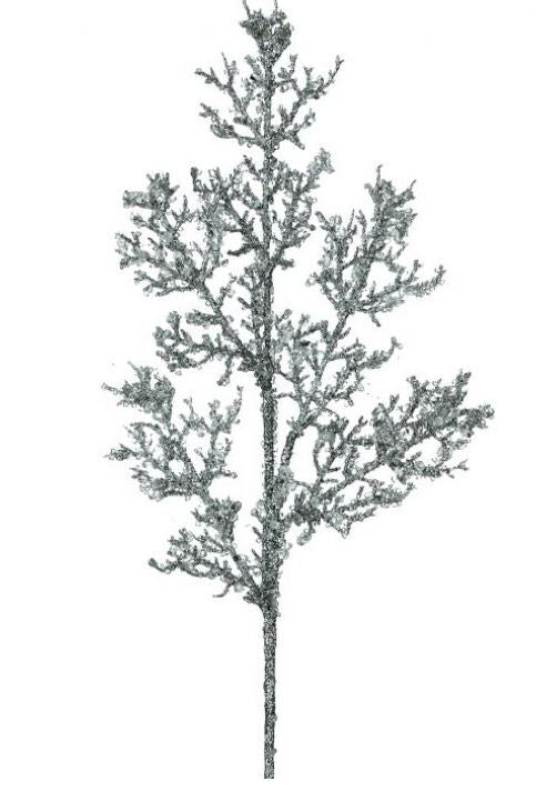 36" Silver Ice Glitter Spray