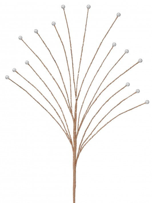 31" Champagne Glitter Spray