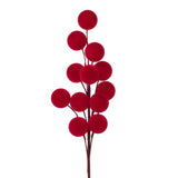 24"' Red Velvet Berry Spray
