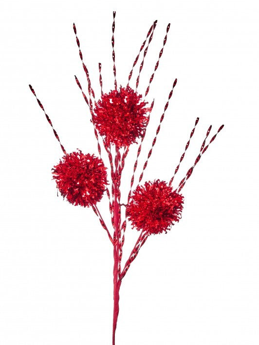 32'' Red Mylar Burst Spray