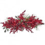34" Frost Swag With Red Berries & Pinecones
