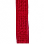 5" X 3YD Red Velvet Braided Ribbon