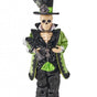 21" Green & Black Skeleton Gentleman With Velvet Suit