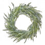 36" Iced Cedar Wreath