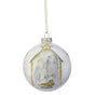 4" Holy Family 'Love' Glass Ball Ornament