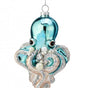 5.5" Aqua Pearl Glitter Octopus Ornament