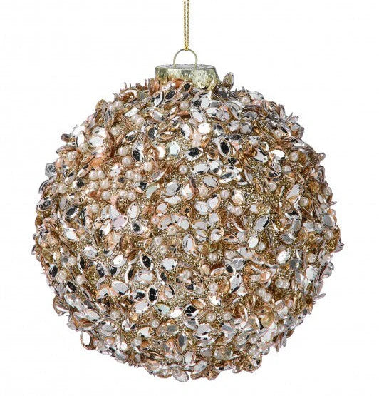5" Sequin Glitter Ball Ornament