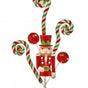 2.5 FT Red & Green Glitter Nutcracker Spray