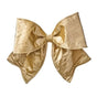 24" Outdoor UV-Resistant Padded Gold Velvet Bow