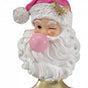 12" Pink Santa With Bubblegum On Pedestal