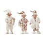 7" Ivory Sherpa Bedtime Posable Elf Assorted