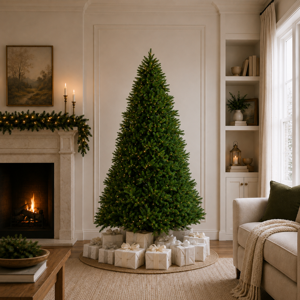Royal Fir Tree Pre-Lit Warm White LED Lights