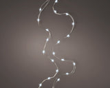 10 FT 60 Micro LED Cool White Lights With Silver Wire Battery Operated