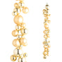 4 FT Light Gold Matte & Shiny Ball Garland