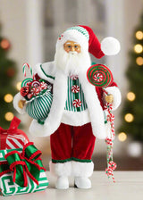 18" Peppermint Santa