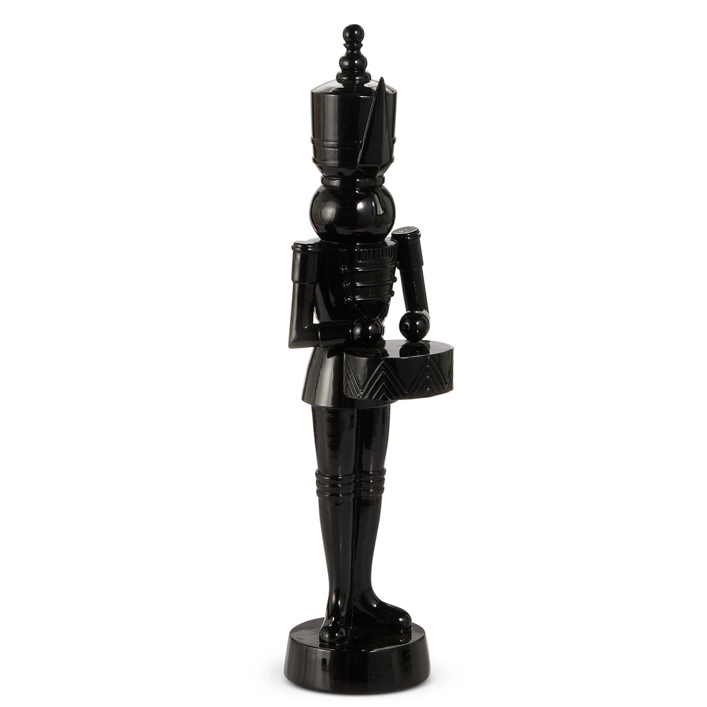 18.5" Black Nutcracker with Drum