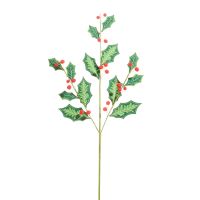 27" Holly Berry Felt Spray