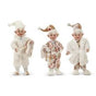 7" Ivory Sherpa Bedtime Posable Elf Assorted