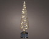 15" Micro LED Amber Rotating Tree Battery Operated