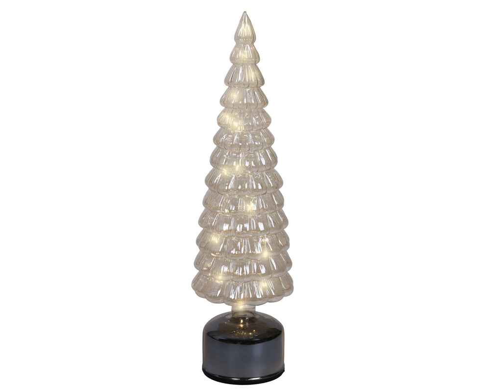 15" Micro LED Amber Rotating Tree Battery Operated