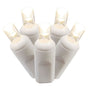 50 LED Warm White With White Wire String Lights
