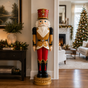 6 FT Red, Gold & Black Nutcracker
