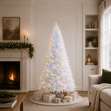 White Parkview Tree Pre-Lit Color Changing LED Lights
