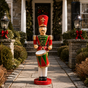 6 FT Red, Green & Gold Toy Soldier With Drum
