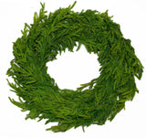 30" Norfolk Wreath Pre-Lit 150LED Battery Operated