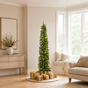 Pencil Tree Pre-Lit Clear Lights
