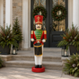 9 FT Red & Green Toy Soldier With Drum
