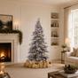 Silverado Tree Pre Lit Warm White & Multi Color Lights