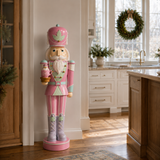 4 FT LED Pastel Nutcracker Battery Operated