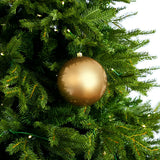 5.5" Gold Matte Shatterproof Ball Ornament