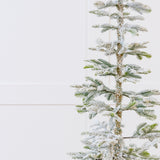 Alpine Fir Snowy Tree Pre-Lit Warm White Micro LED Lights