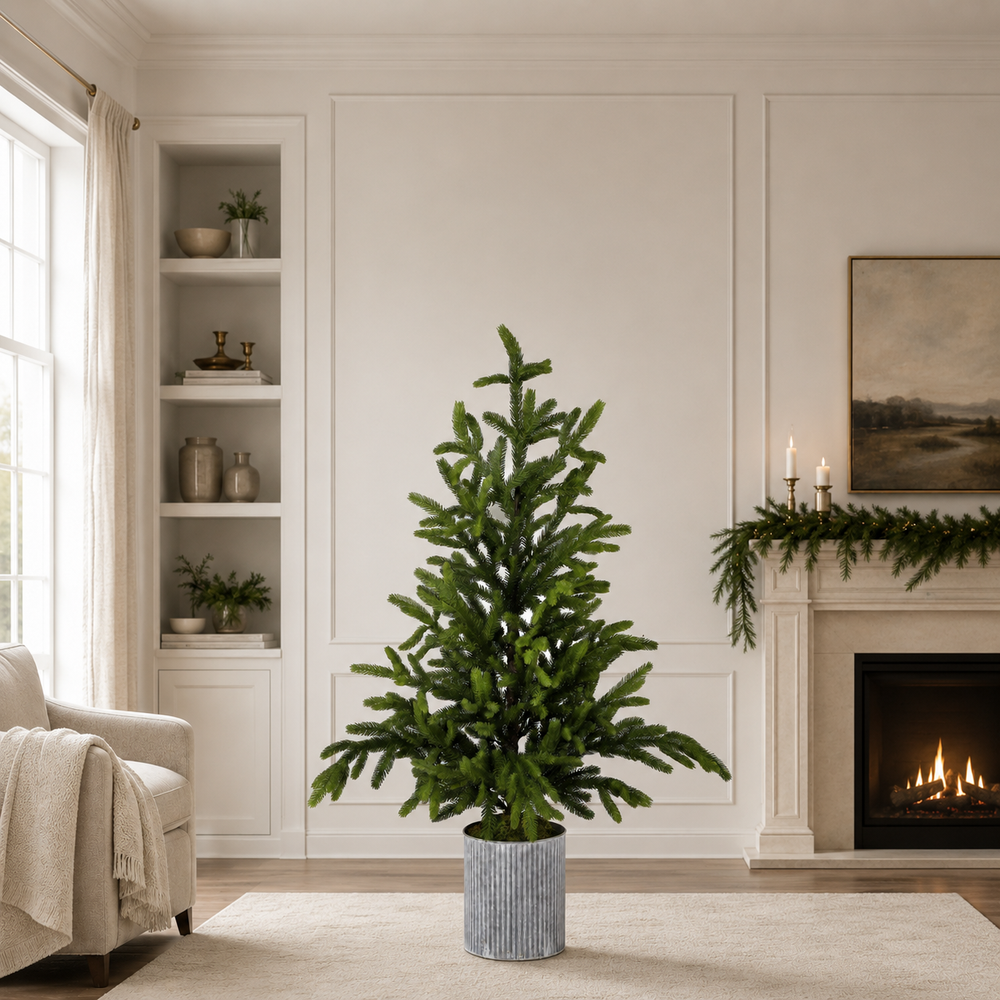 Natural Touch Potted Norway Spruce Tree