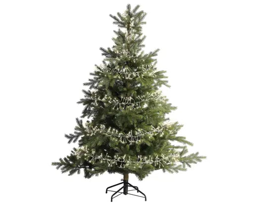 23 FT 768 LED Warm White Cluster Lights With Transparent Wire