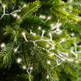 36 FT Compact 500 LED Warm White Transparent Wire 8 Function Twinkle