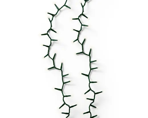 36 FT Compact 500 LED Warm White Green Wire