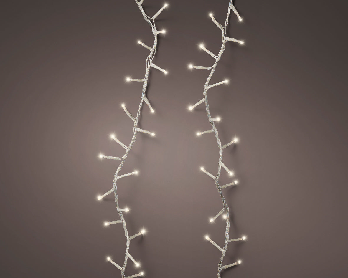 74 FT Compact 1000 LED Warm White Transparent Wire