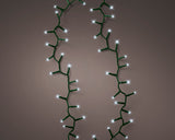 74 FT Compact 1000 LED Cool White Green Wire