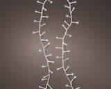 74 FT 1000 LED Cool White Compact Lights With White Wire