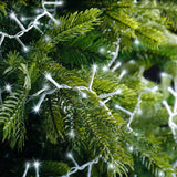 74 FT 1000 LED Cool White Compact Lights With White Wire