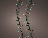 36 FT 500 LED Red, Green, Classic Warm Compact Lights With Green Wire