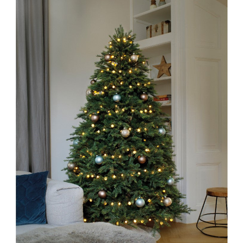 30 FT 120 LED Warm White Cherry Lights With Black Wire