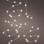 16 FT 100 LED Micro Warm White Twinkle Silver Wire Battery Operated