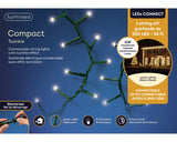 36 FT Compact Starter Set Warm White With 1 String Of 500 LED Lights