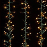 16 FT Cluster Starter Set Warm White With 1 String Of 500 LED Lights