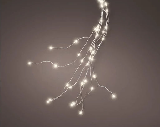 7 FT Warm White Bunch Micro 672 LED Lights With Silver Wire